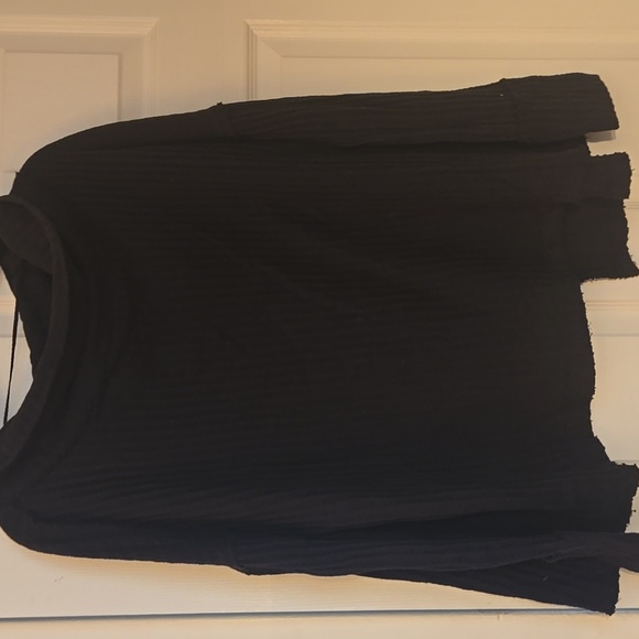 NWT Free People Juicy long sleeve top in black - Picture 4 of 6